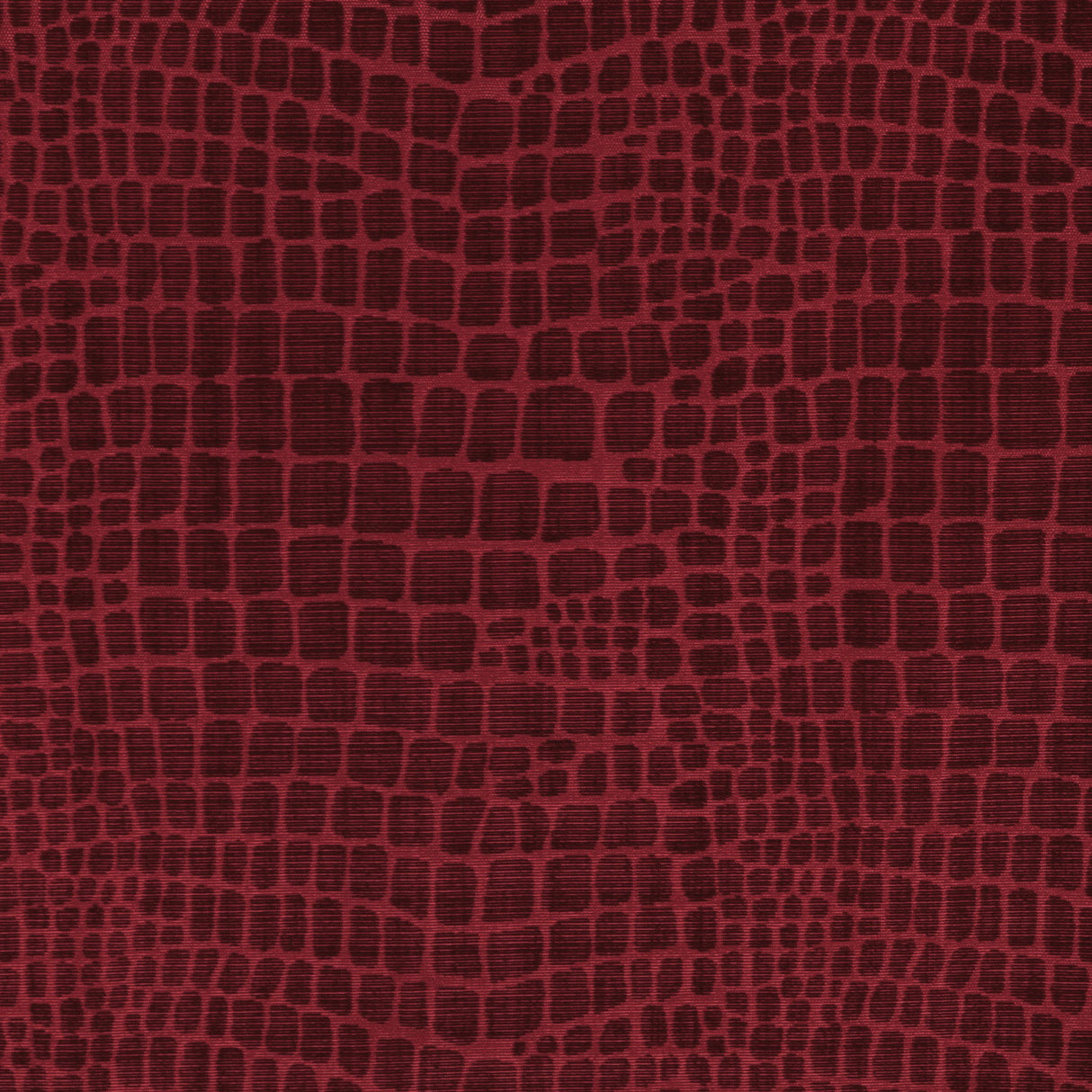Brunschwig & Fils CROC VELVET GARNET Upholstery Fabric