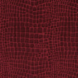 Brunschwig & Fils CROC VELVET GARNET Upholstery Fabric