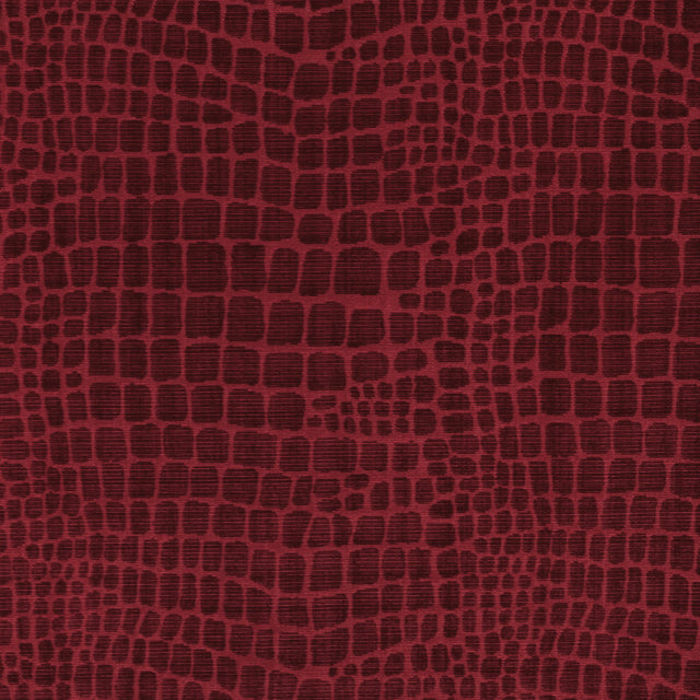 Brunschwig & Fils CROC VELVET GARNET Upholstery Fabric