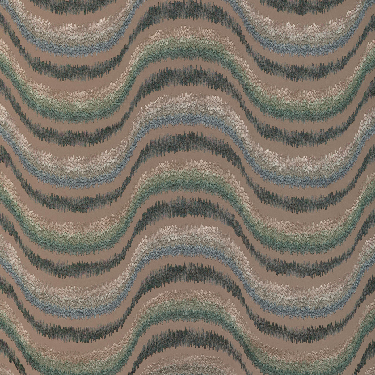 Brunschwig & Fils DU SON EMB AQUAMARINE Fabric