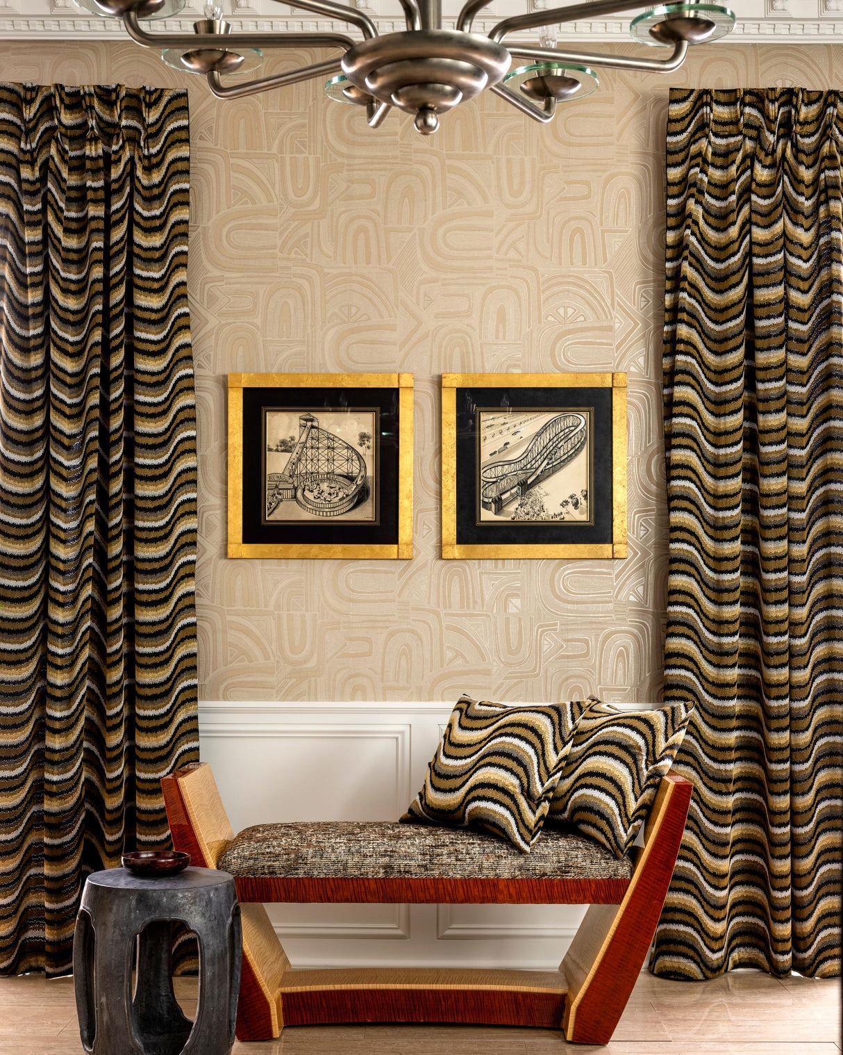 Brunschwig & Fils DU SON EMB ONYX Fabric