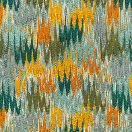 Brunschwig & Fils DUVAL EMB TEAL/TOPAZ Fabric