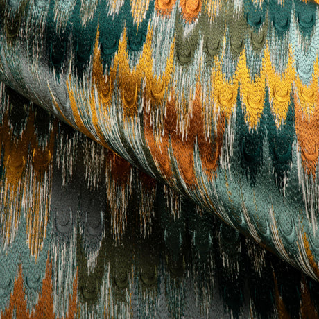 Brunschwig & Fils DUVAL EMB TEAL/TOPAZ Fabric