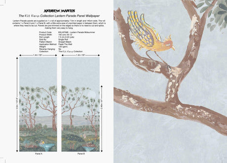 Andrew Martin LANTERN PARADE MIDSUMMER Wallpaper