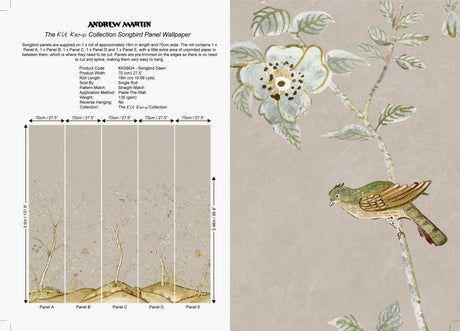 Andrew Martin SONGBIRD DAWN Wallpaper