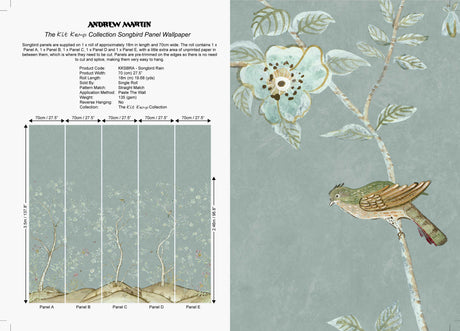 Andrew Martin SONGBIRD RAIN Wallpaper