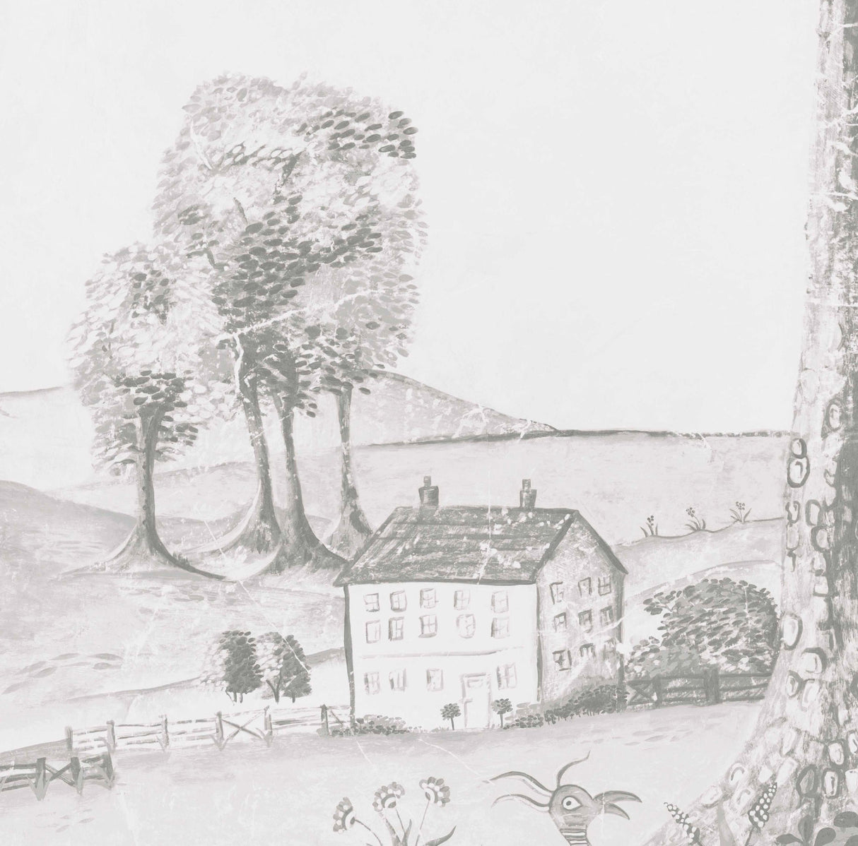 Andrew Martin MYTHICAL LAND PEAT Wallpaper