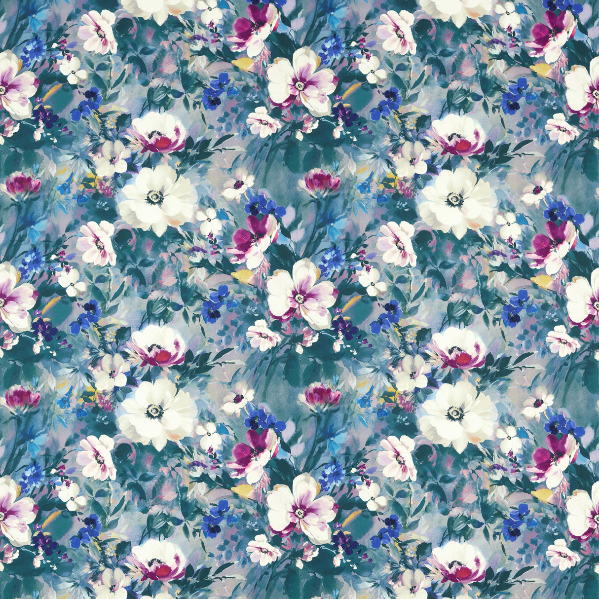 Clarke & Clarke RUGOSA DAMSON VELVET Fabric