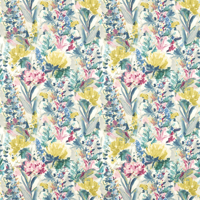 Clarke & Clarke HYDRANGEA MULTI Fabric