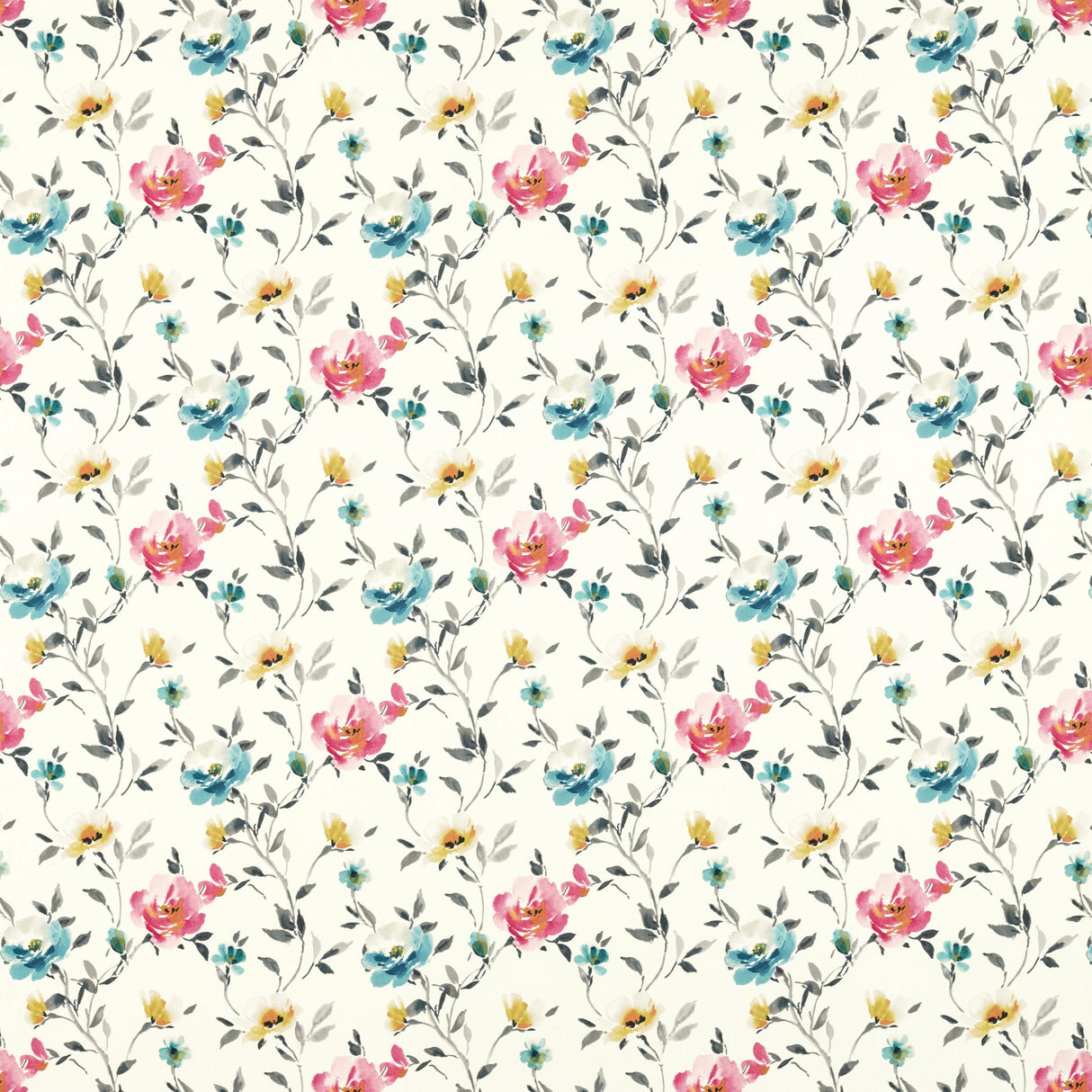 Clarke & Clarke SERENA IVORY Fabric