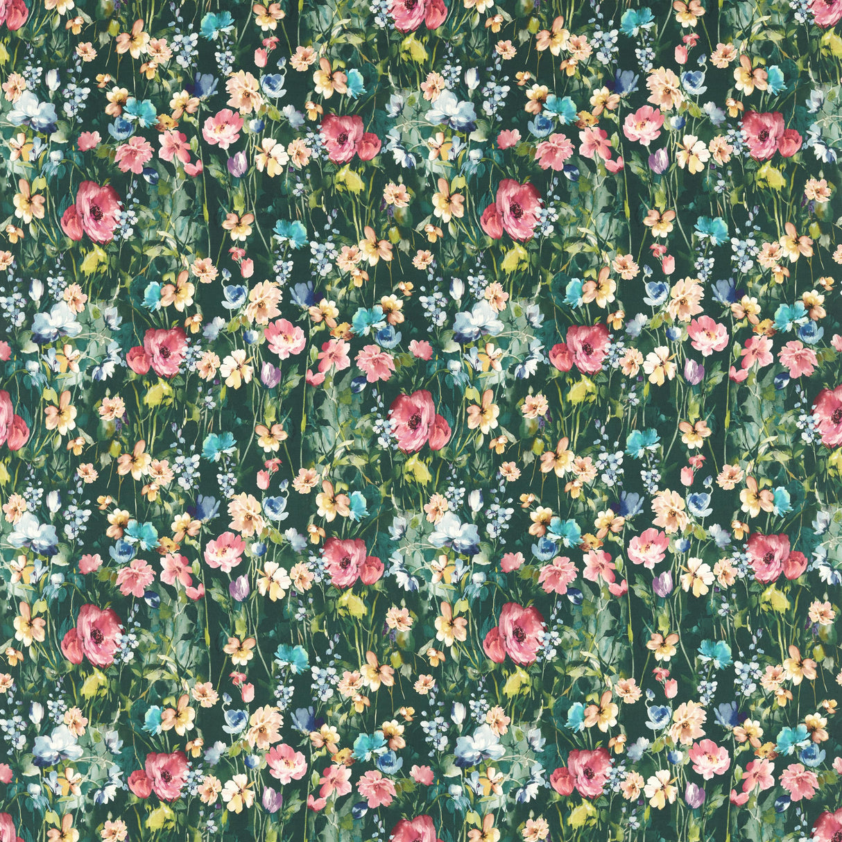 Clarke & Clarke WILD MEADOW FOREST Fabric