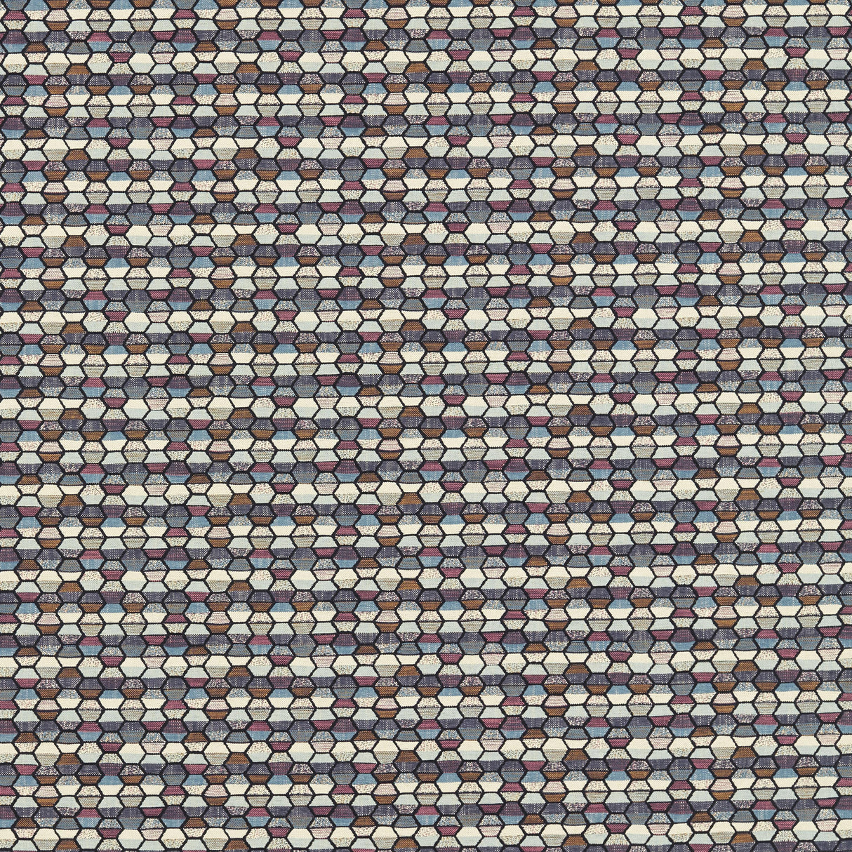 Clarke & Clarke COSMIC MINERAL/RASPBERRY Upholstery Fabric