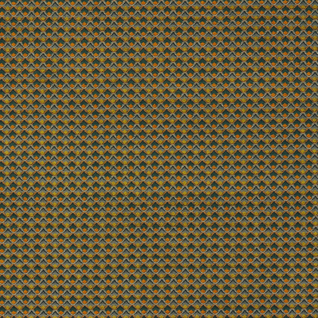 Clarke & Clarke LYRA SPICE/FOREST Upholstery Fabric