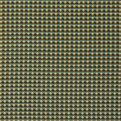 Clarke & Clarke LYRA TEAL/CITRUS Upholstery Fabric