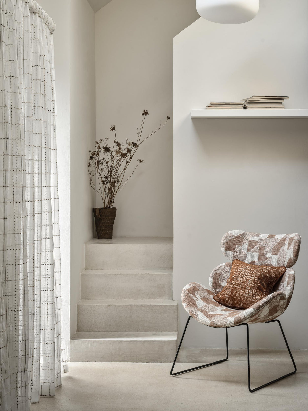 Clarke & Clarke ALBERTE NATURAL Drapery Fabric