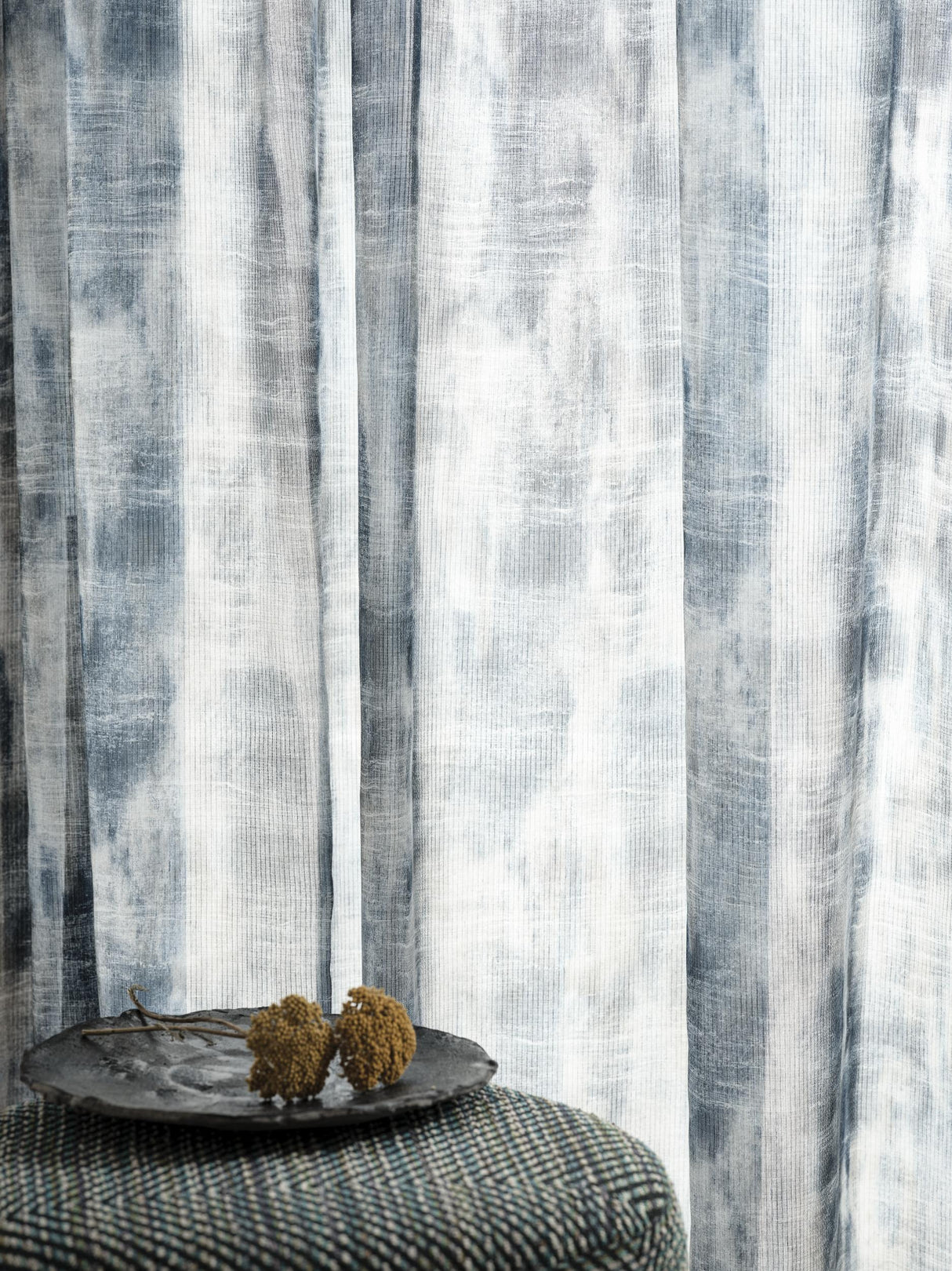 Clarke & Clarke BERGEN DENIM Drapery Fabric
