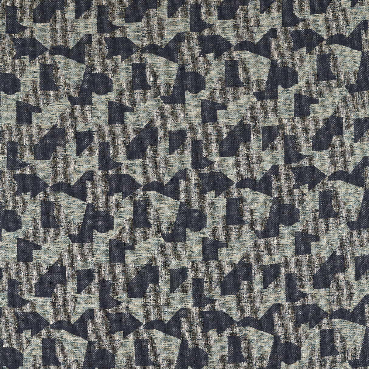 Clarke & Clarke ESPEN PEACOCK Upholstery Fabric