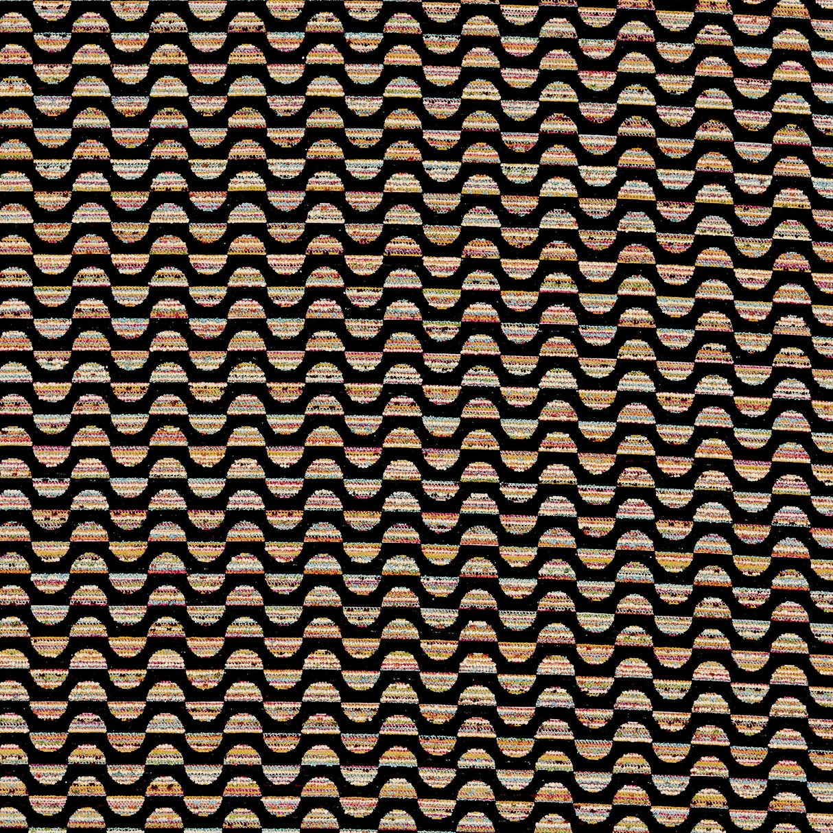 Clarke & Clarke OLAV CHARCOAL/MULTI Upholstery Fabric