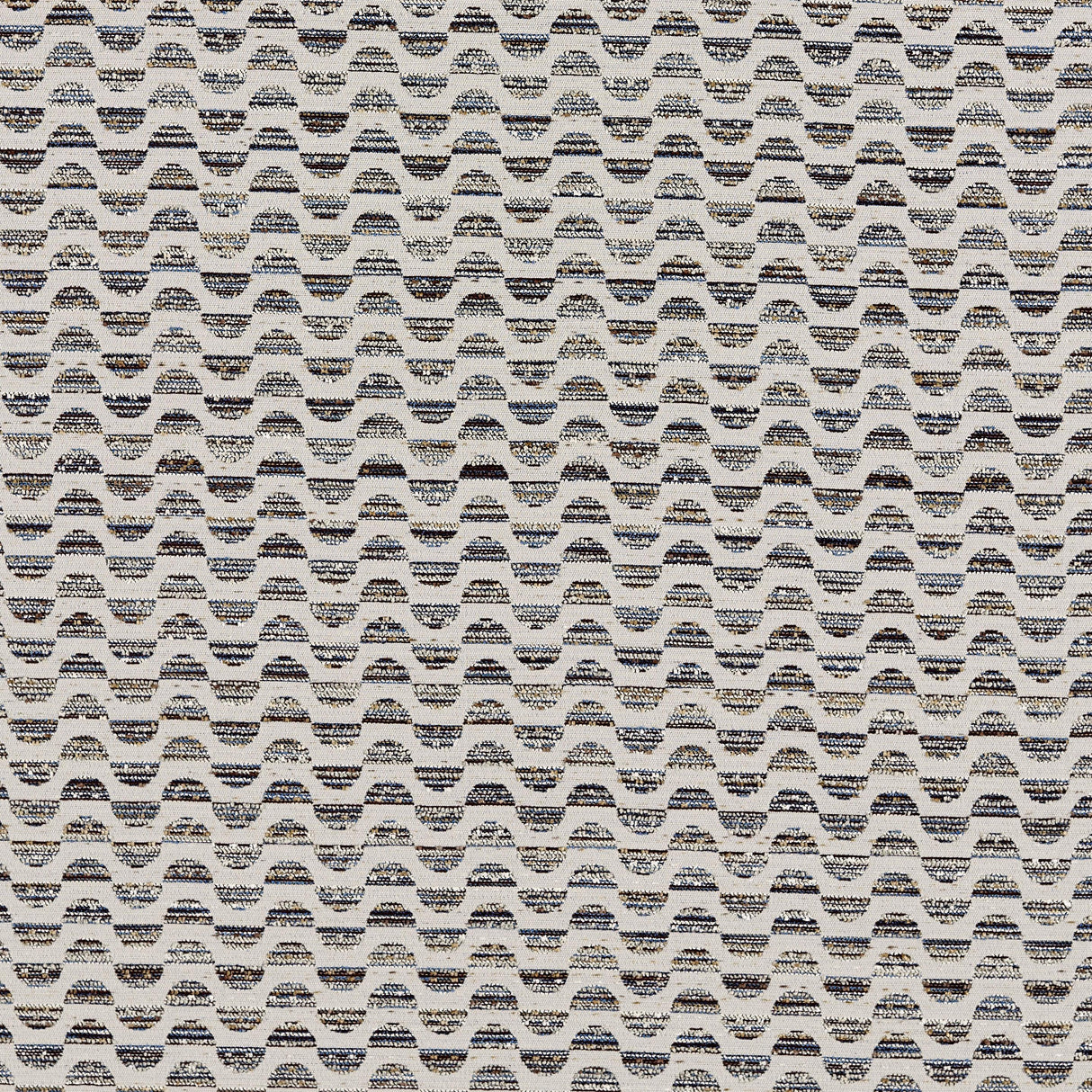 Clarke & Clarke OLAV DENIM/PUTTY Upholstery Fabric