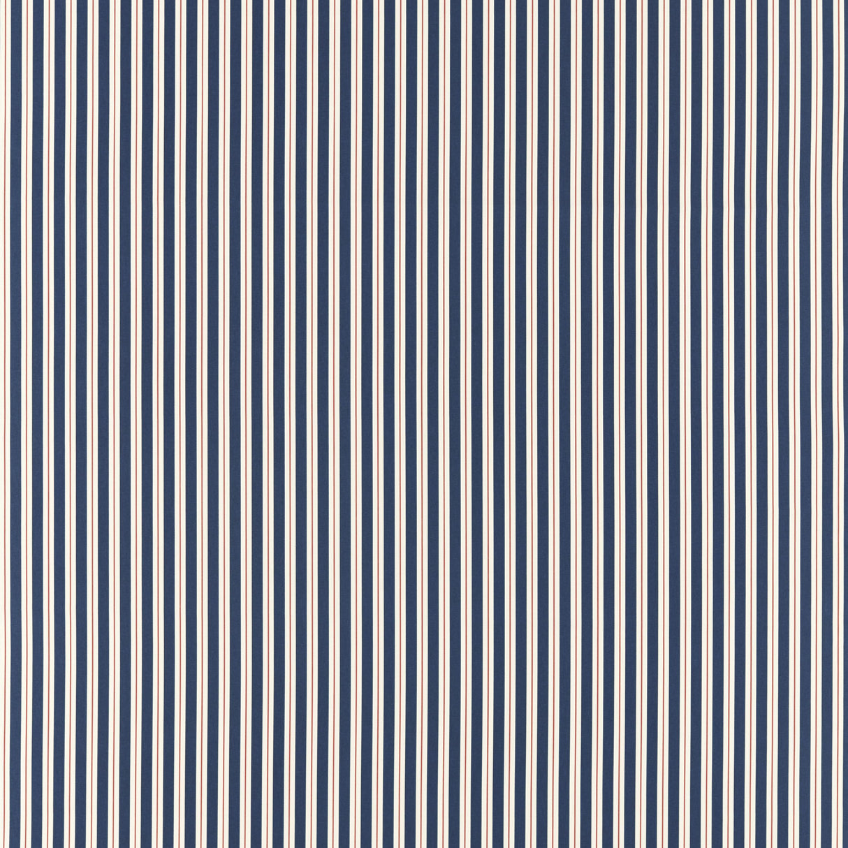 Clarke & Clarke CAROUSEL CORAL/NAVY Fabric