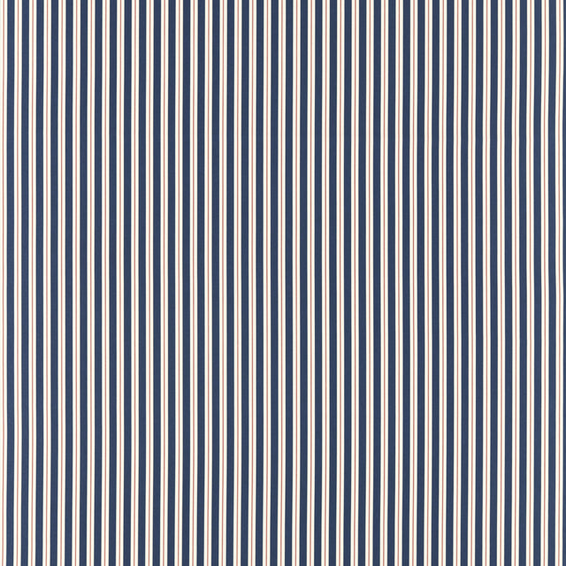 Clarke & Clarke CAROUSEL CORAL/NAVY Fabric