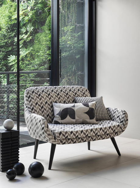 Clarke & Clarke OLYMPIA CHARCOAL Fabric