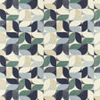 Clarke & Clarke RENO MINERAL/NAVY Fabric