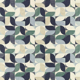 Clarke & Clarke RENO MINERAL/NAVY Fabric