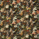 Clarke & Clarke LILUM RUSSET NOIR VELVET Upholstery Fabric