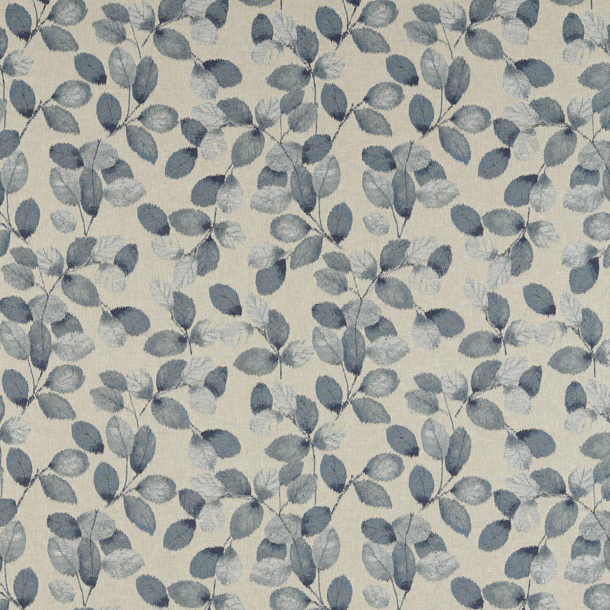 Clarke & Clarke NORTHIA DENIM LINEN Upholstery Fabric