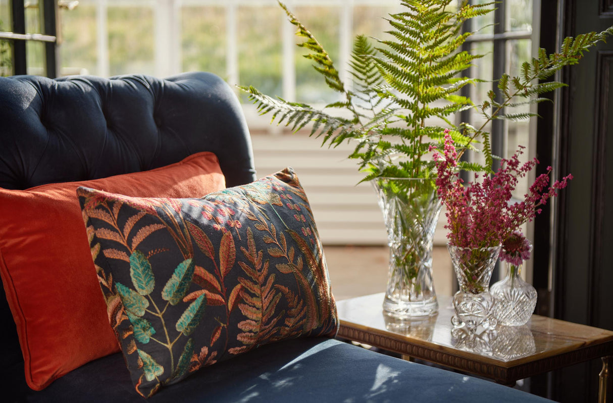 Clarke & Clarke REGALE DENIM Drapery Fabric