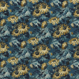 Clarke & Clarke SUNFOREST DENIM VELVET Upholstery Fabric
