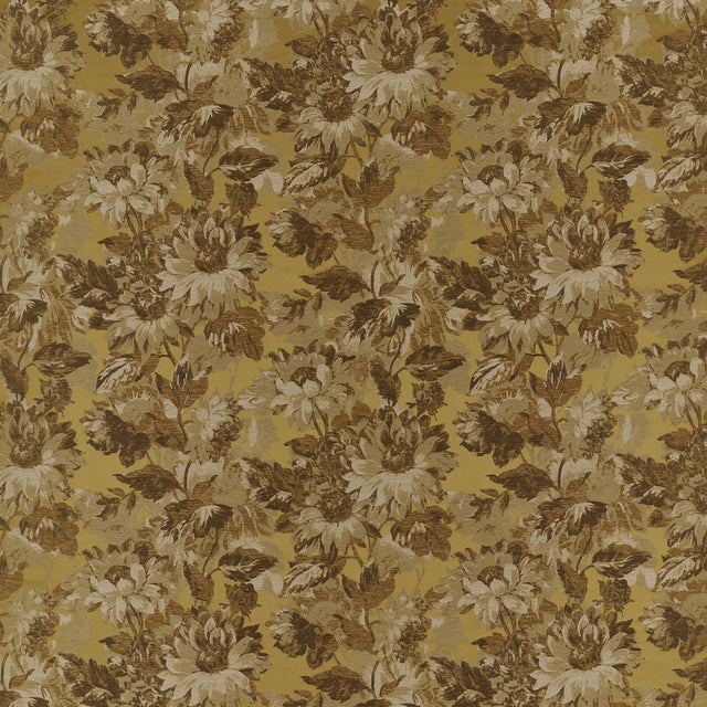Clarke & Clarke SUNFOREST OCHRE JACQUARD Drapery Fabric