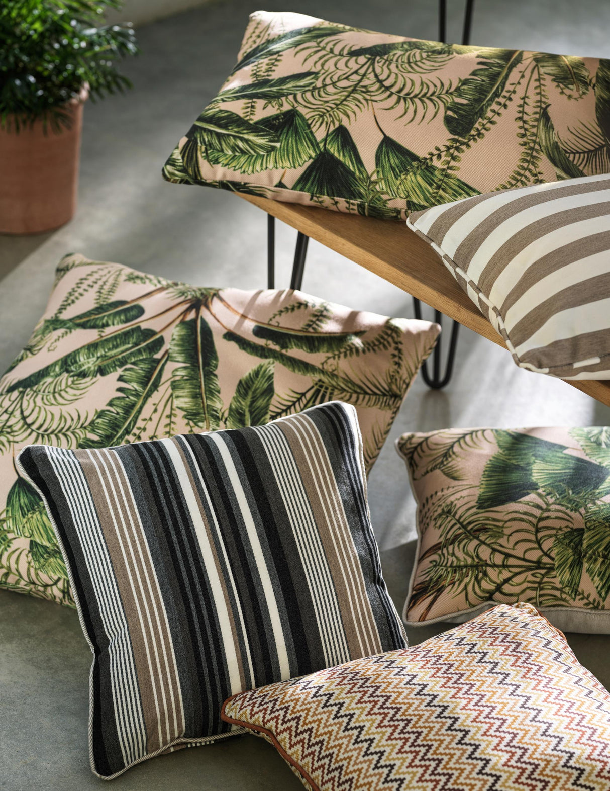 Clarke & Clarke MAJORELLE OUTDOOR Fabric
