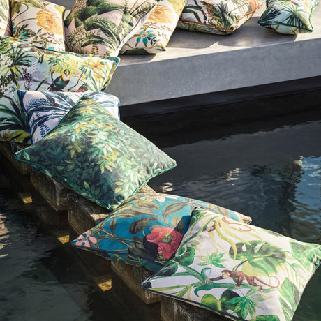 Clarke & Clarke MONKEY BIZ OUTDOOR NAT Fabric