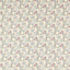 Clarke & Clarke GOLDEN LILY DOVE/PLUM Fabric