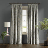 Clarke & Clarke GOLDEN LILY SLATE/DOVE Fabric