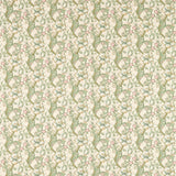 Clarke & Clarke GOLDEN LILY LINEN/BLUSH Fabric