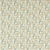 Clarke & Clarke Golden Lily Linen/Teal Fabric