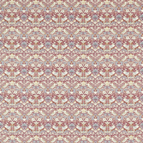 Clarke & Clarke STRAWBERRY THIEF PLUM Fabric