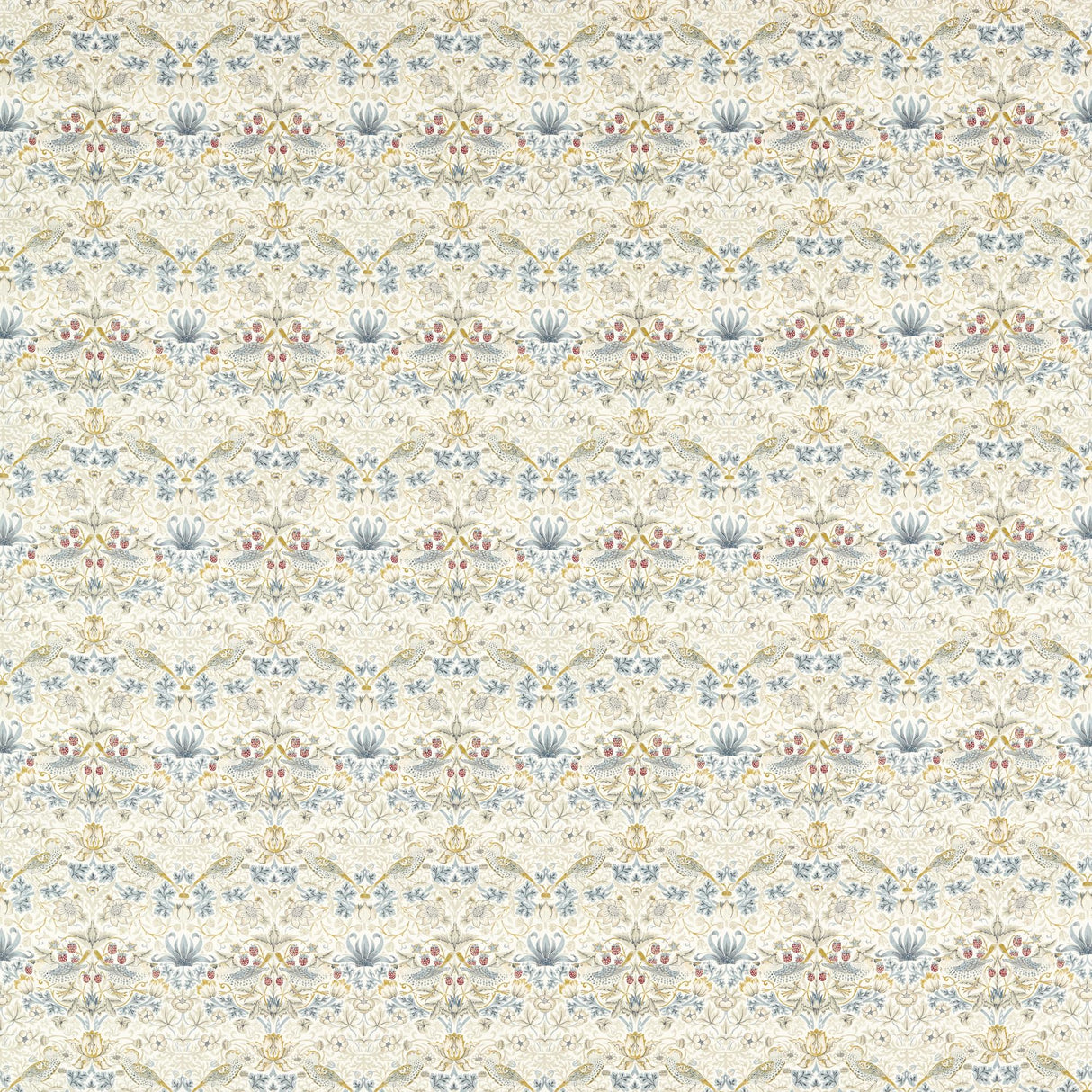 Clarke & Clarke STRAWBERRY THIEF LINEN Fabric