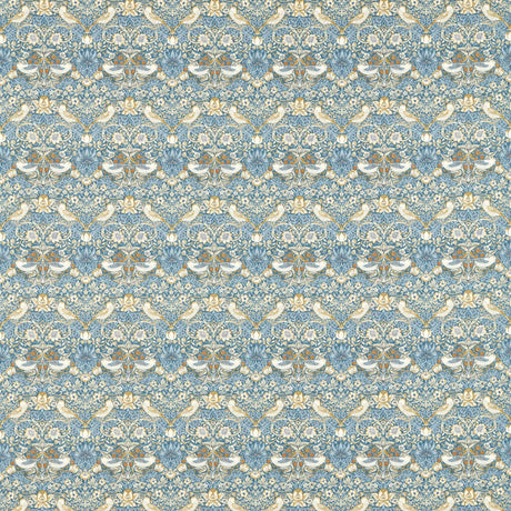 Clarke & Clarke STRAWBERRY THIEF DENIM Fabric