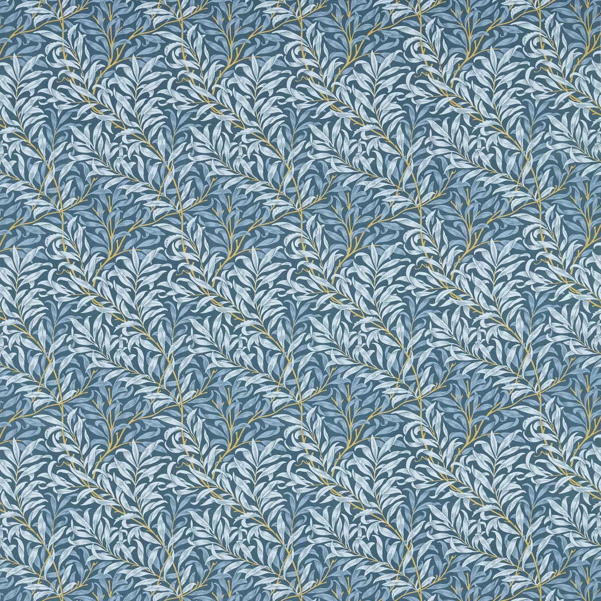Clarke & Clarke WILLOW BOUGHS DENIM Fabric