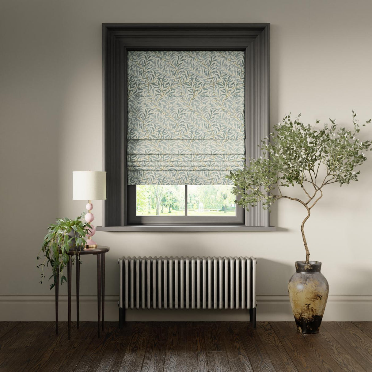 Clarke & Clarke WILLOW BOUGHS MINERAL Fabric