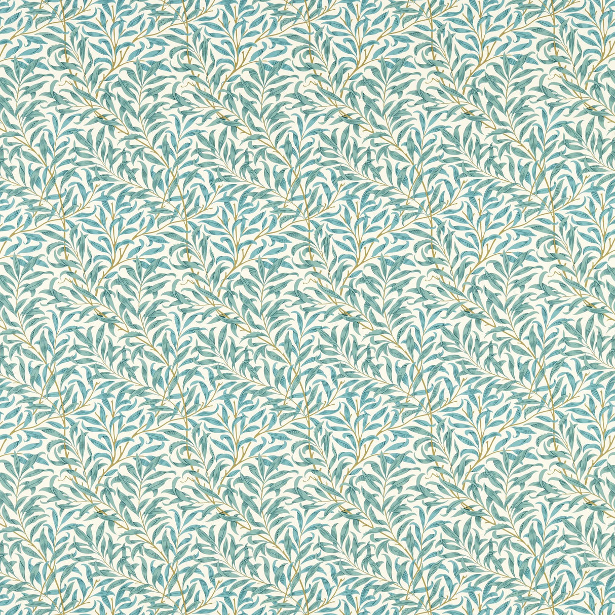 Clarke & Clarke WILLOW BOUGHS TEAL Fabric
