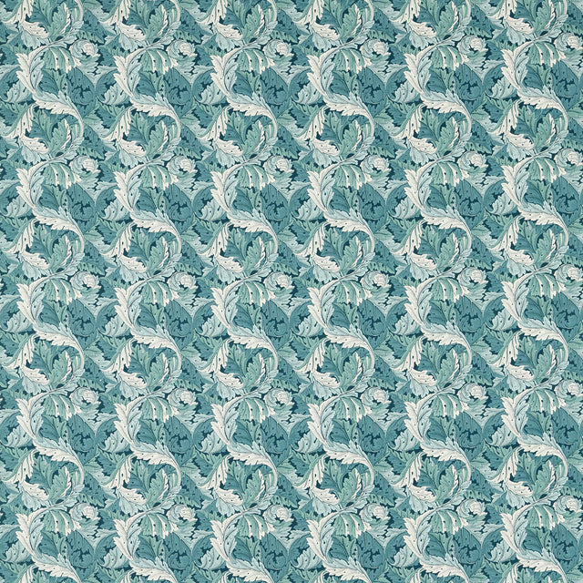 Clarke & Clarke ACANTHUS TEAL Fabric