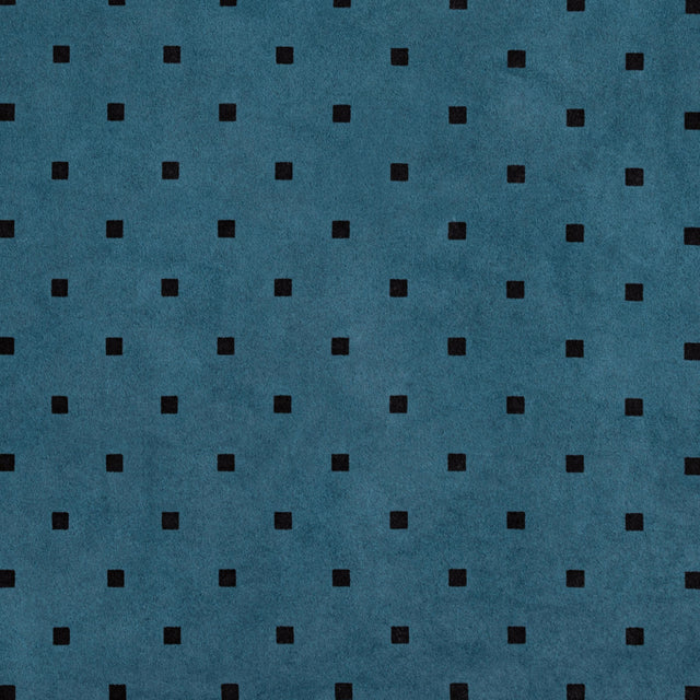 Lee Jofa EPOQ CHECK SUEDE MARINE Upholstery Fabric