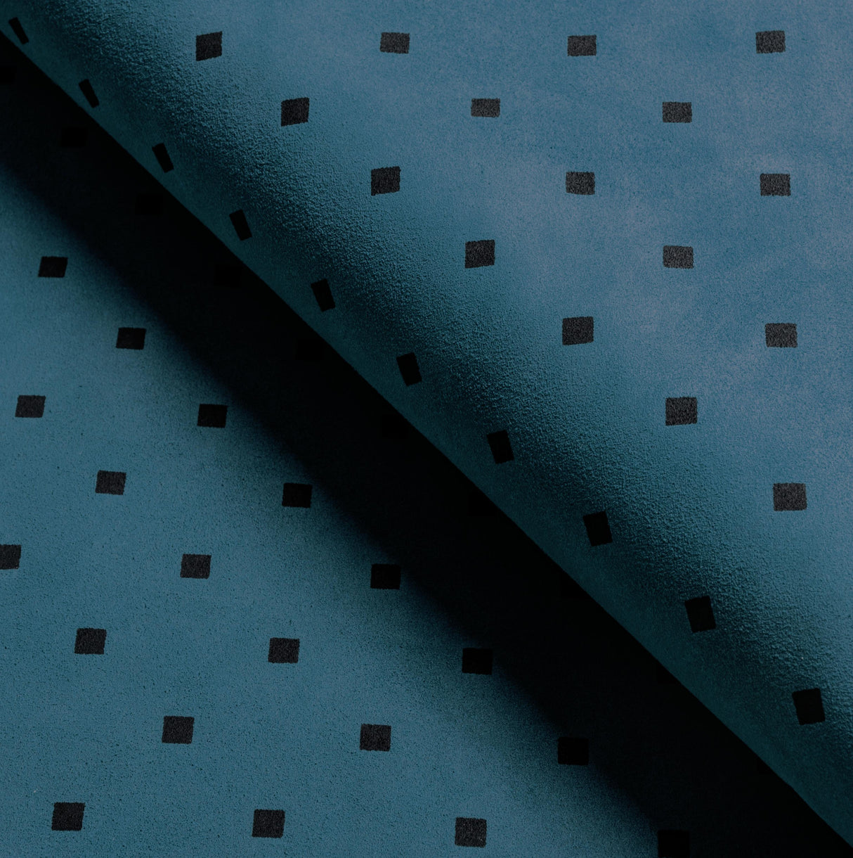 Lee Jofa EPOQ CHECK SUEDE MARINE Upholstery Fabric