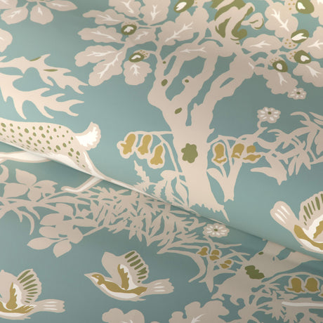 Lee Jofa MILLE FLEUR WP LAKE Wallpaper