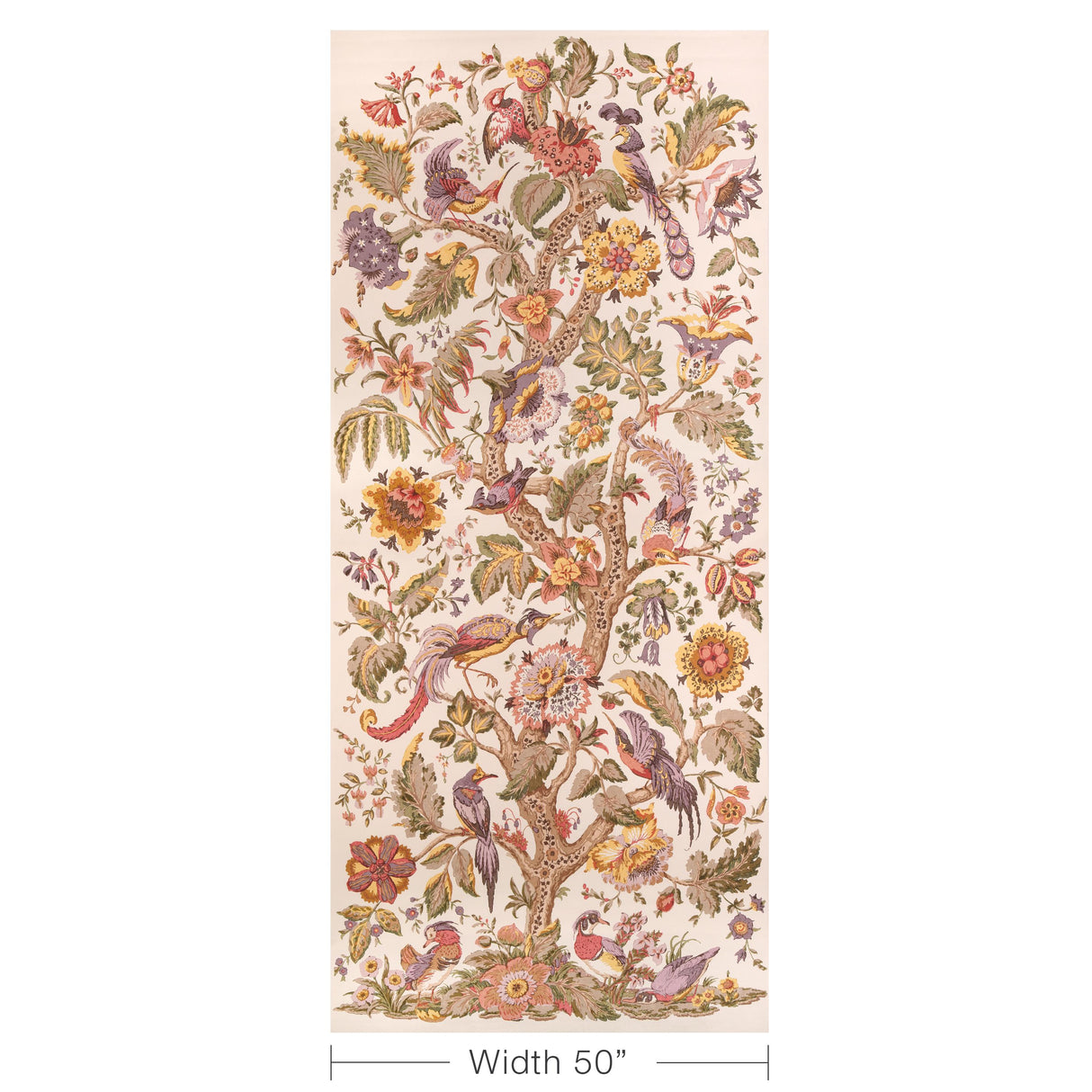 Lee Jofa TREE OF LIFE PNL GOLDEN/MOSS Wallpaper